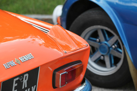Alpine-Renault A110 1600 S - typische Erkennungszeichen - Rencontre Franco-Suisse Alpine 2019