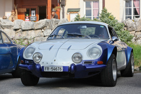 Alpine-Renault A110 - auf dem Col du Marchairuz - Rencontre Franco-Suisse Alpine 2019