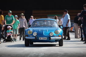 Alpine-Renault A110 bei der Abfahrt - Eindrücke DolderClassics vom 7. September 2014
