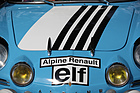 Alpine-Renault A110 - bemalt wie die Rallye-Sieger der Siebzigerjahre - Rencontre Franco-Suisse Alpine 2019