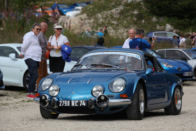 Alpine-Renault A110 - in Frankreich beim Empfang - Rencontre Franco-Suisse Alpine 2019