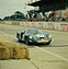 Alpine-Renault A220 (1968) - Bei der Start-Ziel-Geraden in Le Mans (© Renault Alpine Schweiz, 1968) Alpine-Renault A220 (1968) - Bei der Start-Ziel-Geraden in Le Mans (© Renault Alpine Schweiz, 1968)