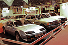 Alpine-Renault A310 V6 (1976) - mit Mercedes-Benz W123 und Renault 14 - sie feierten am Pariser Autosalon 1976 Premiere - Rétromobile Paris 2016