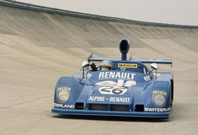Alpine-Renault A441 C Le Mans Prototyp (1975) in Aktion