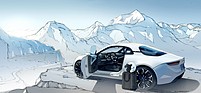 Image: Alpine Vision Show Car (2016) - study of the exterior design