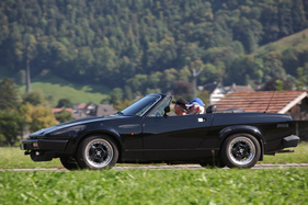 Als Cabriolet sah der Triumph TR7 richtig gut aus - British Car Meeting in Mollis am 28. August 2016