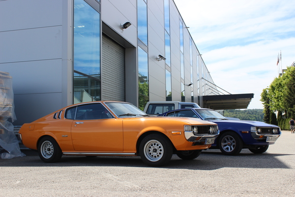 Als Fastback spielt der Celica ein bisschen Mustang - Japaner Young- und Oldtimertreffen Bleienbach 2016