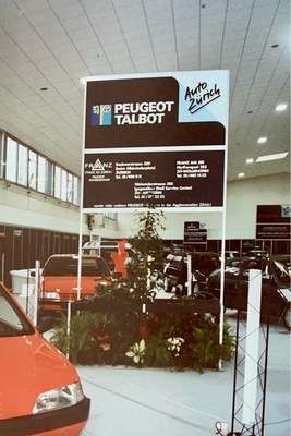 Als die Marke Talbot noch aktiv war - Auto Zürich 1992 Als die Marke Talbot noch aktiv war - Auto Zürich 1992