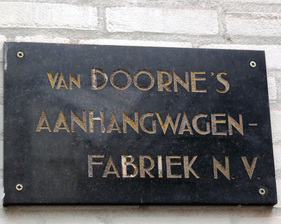 Altes Fabrikschild - Besuch DAF-Museum Eindhoven