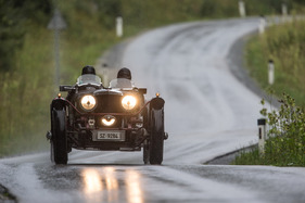 Alvis 12/70 Sports (1938) - an der Saalbach Classic 2015