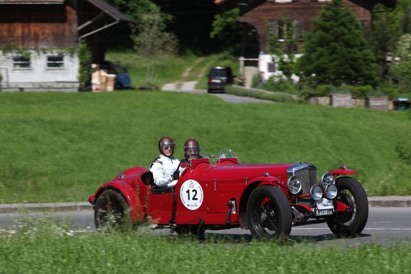 Alvis 2,8 Litre Special (1933) - auf der Samstagsrundfahrt - Oldtimer in Obwalden (O-iO) 2019