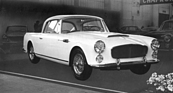 Alvis 3 Litre Super Graber (1960) - ein Traum in blankem Weiss mit himmelblauem Verdeck - Genfer Autosalon 1960
