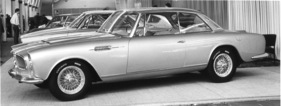Alvis Coupé Graber (1967) - neueste Ausführung mit Dreilitermotor und 150 DIN-PS und ZF-Fünfganggetriebe, karossiert von Graber, 41'500 Franken teuer - Genfer Autosalon 1967