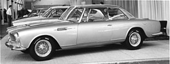Alvis Coupé Graber (1967) - neueste Ausführung mit Dreilitermotor und 150 DIN-PS und ZF-Fünfganggetriebe, karossiert von Graber, 41'500 Franken teuer - Genfer Autosalon 1967