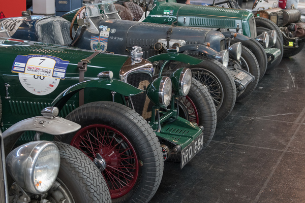 Alvis - Die Vorkriegs-Rennwagen in der Vintage Racing Halle - Motorworld Classics Bodensee 2018