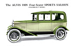 Alvis Four-Seater Sports Saloon (1928) - fortschrittliche Technik in den Zwanzigerjahren