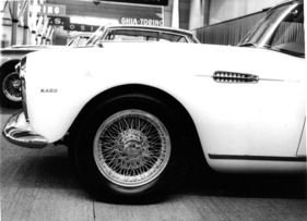 Alvis Graber Expo (1964) - Blick nach Lausanne mit der Expo - das neueste Cabriolet von Graber - Genfer Automobilsalon 1964