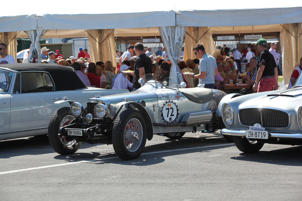 Alvis Special an der Feier von 100 Jahren Alvis - British Car Meeting BCM in Mollis 2019