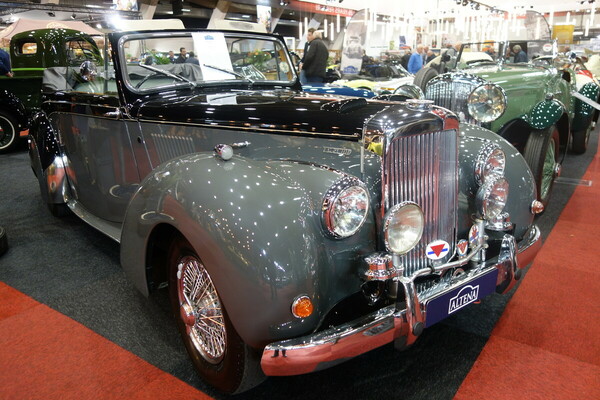 Alvis TC 21-100 Drophead Coupe (1955) die "Grey Lady" als Cabriolet – Classic Car Show Brussels 2022