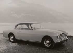 Alvis TC 21/100 Graber Special (1955) - Vor malerischer Kulisse