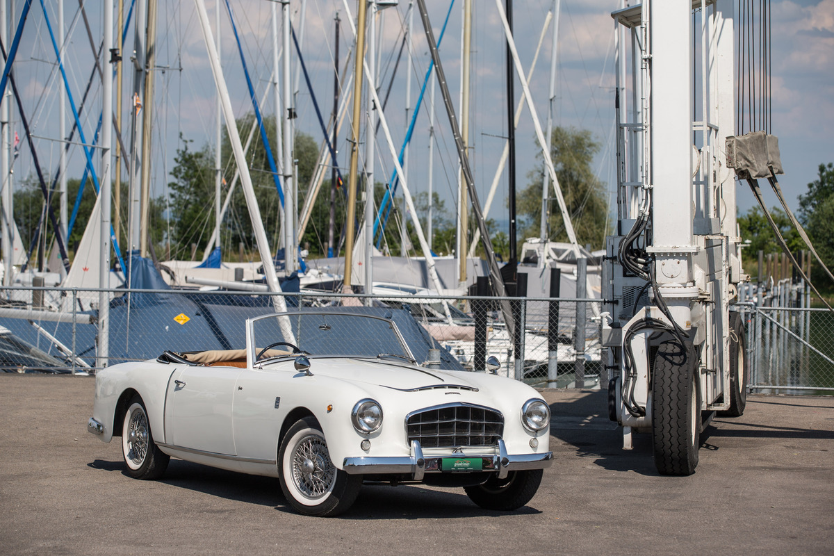 Alvis TC 21/100 Graber Super Cabriolet (1955) – Der "Super" ist das sportlichere Graber-Modell. Es gab auch noch den viersitzigen "Special"