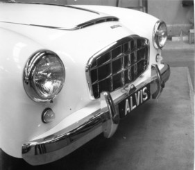 Alvis TC 21/100 Graber Super Cabriolet (1955) - mit charakteristischer Frontpartie - Genfer Automobilsalon 1955
