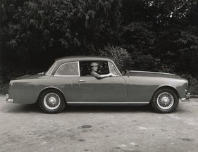 Alvis Three Litre (1959) - Filigrane B-Säule auch bei der Werksversion (nach Design Graber)
