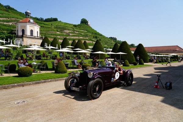 Pre-war Alvis at the Sachsen Classic
