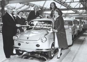 Am 4. März 1958 rollt der erste NSU Prinz vom Fließband Am 4. März 1958 rollt der erste NSU Prinz vom Fließband