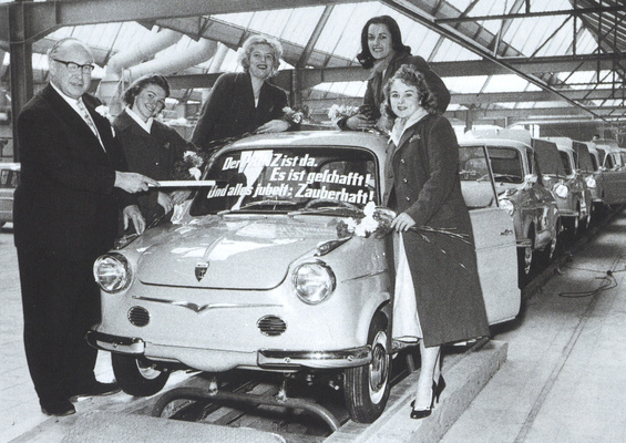 Image: On March 4, 1958, the first NSU Prinz rolled off the assembly line