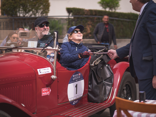 Am Kontrollposten - Eindrücke vom 1000 Miglia WarmUp 2023