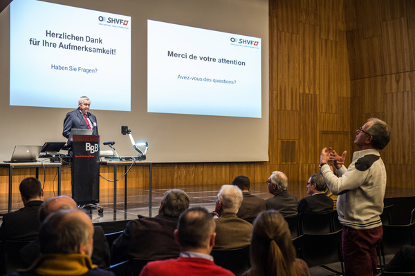 Am Schluss der Präsentation gab es eine Frage- und Antwort-Session