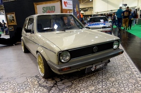 Bild Am Stand von Sydney Hoffmann an der Essen Motor Show 2019: Golf I.