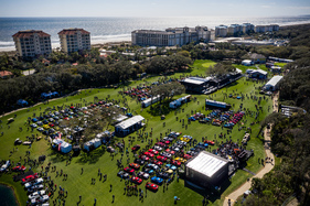 Amelia Island Concours d'Elegance 2020 - Wer genügend Geld bei sich hatte, konnte in einem Hotel direkt am Meer übernachten.
