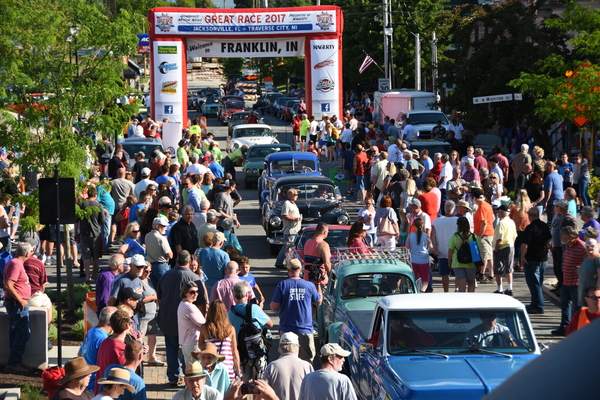Amerikanische Autos überwiegen im Feld - Great Race Rallye USA - 24. Juni bis 2. Juli 2017
