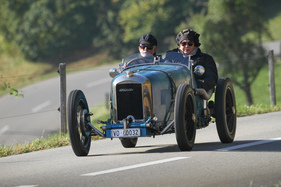 Amilcar C6 (1926) - in der Kategorie "Corso" am Memorial Bergrennen Opfertshofen "Rendezvous am Kleinen Klausen" 2021