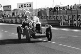 Amilcar CGSS Grand Sport (1925) am Veteranenrennen vor Le Mans 1973 - Dieser Amilcar war 1925 in Le Mans am Start
