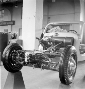 Amilcar Compound (1938) - Chassis und Frontmotor