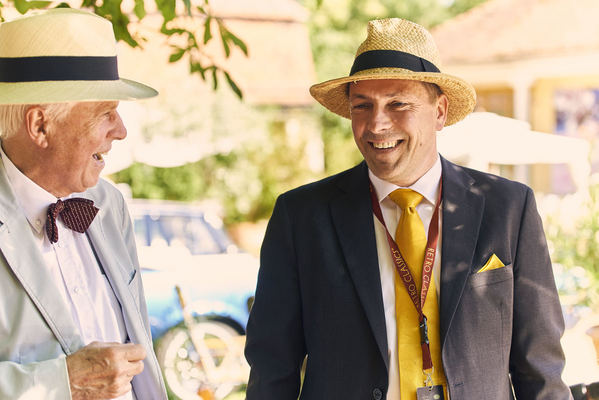 Image: Andreas Herrmann on the occasion of the Concours d'Elégance of Dennenlohe in 2018