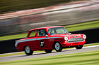 Andrew Jordan fuhr auf Platz 3 im Ford Lotus Cortina - St. Mary's Trophy - Goodwood Revival 2015