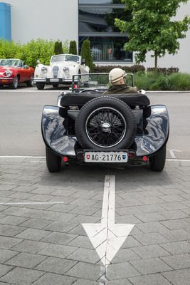 Anfahrt im S.S. 90 - Jaguar Meet Ace Cafe Juni 2020