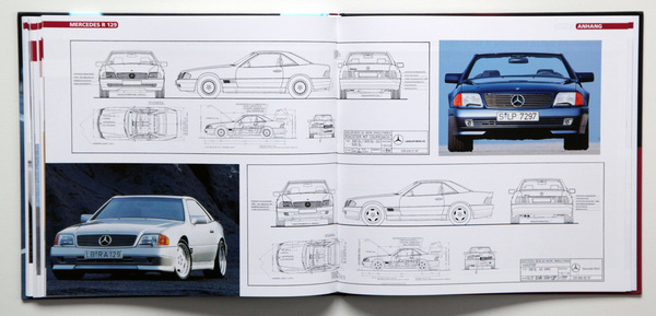 Bild Anhang - Pläne und Ausführungen - Buch "Mercedes-Benz SL R 129"