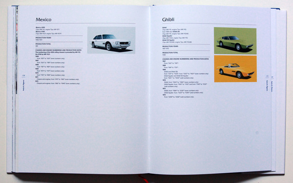 Anhang - Vorstellung Maserati-Typen - Buch "Classiche Masters - the finest workshops for classic Maseratis"