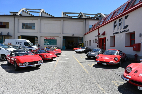 Ankunft beim Dino-Point Bergamo im Juni 2024