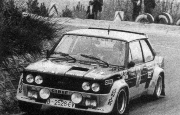 Bild Antonio Zanini an der Rally Zlatni 1979