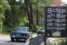 Appell an die Verkehrssicherheit - 31. British Classic Car Meeting St. Moritz 2025 Appell an die Verkehrssicherheit - 31. British Classic Car Meeting St. Moritz 2025