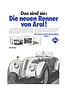 Bild: Aral Tankstelle im Wandel der Zeit – Historische Anzeige Renn- und Sportwagen zum sammeln
