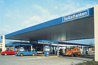 Image: Aral filling station through the ages - self-service filling station in the 1970s