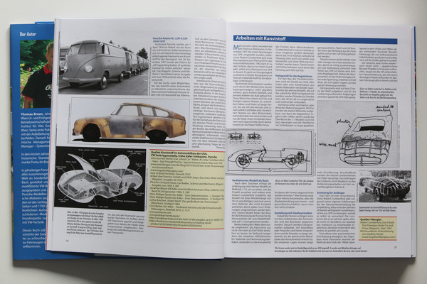 Arbeiten mit Kunststoff - Buch "Durchgeboxt - Die große Enzyklopädie der Kleinserien und Eigenbauten auf VW-Käfer- und Bus-Basis"