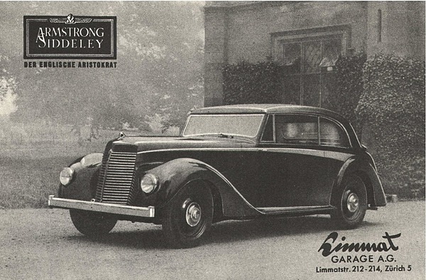 Armstrong Siddeley (1947) - Werbedarstellung aus dem Jahre 1947 - der englische Aristokrat